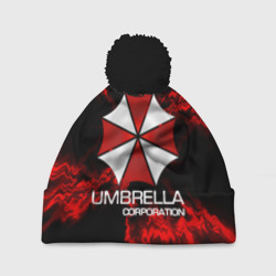 Шапка 3D c помпоном Umbrella Corp