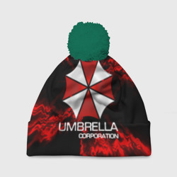 Шапка 3D c помпоном Umbrella Corp