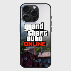 Чехол силиконовый для Apple iPhone 15 Pro Мax матовый GTA Online