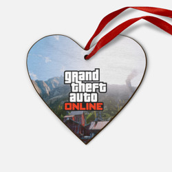 Деревянная игрушка Сердце GTA Online