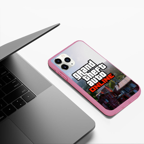 Чехол для iPhone 11 Pro Max матовый с принтом GTA Online, фото #5