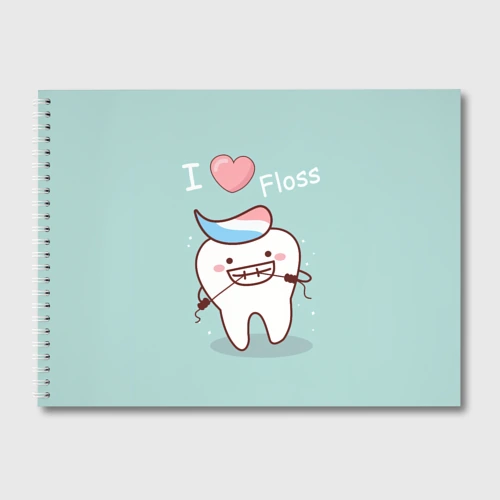 Альбом для рисования Tooth - Зубная нить