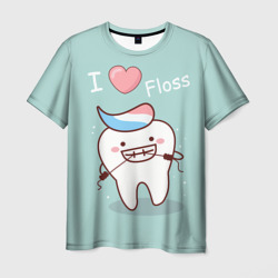 Мужская футболка 3D Tooth