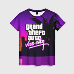 Женская футболка 3D GTA:Vice city