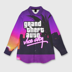 Мужская рубашка oversize 3D GTA:Vice city