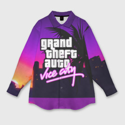 Женская рубашка oversize 3D GTA:Vice city
