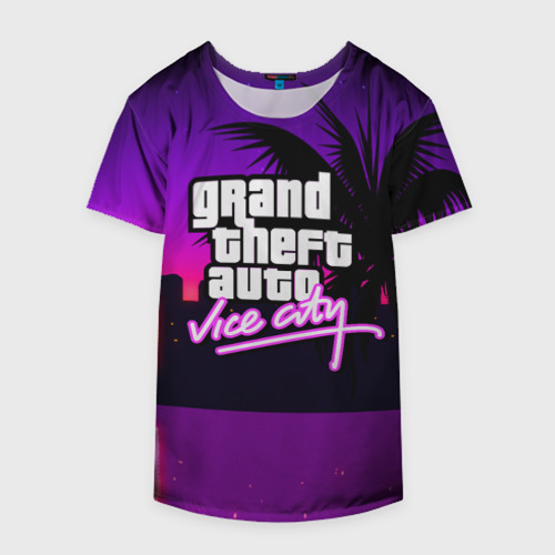 Накидка на куртку 3D GTA:Vice city, цвет 3D печать - фото 4