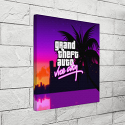 Холст квадратный GTA:Vice city - фото 2