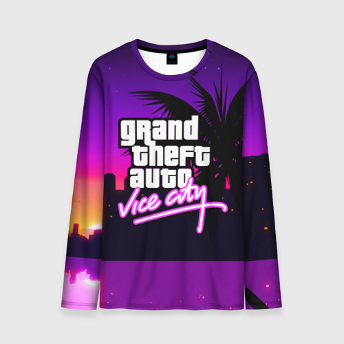 Мужской лонгслив 3D GTA:Vice city, цвет 3D печать