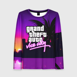 Женский лонгслив 3D GTA:Vice city