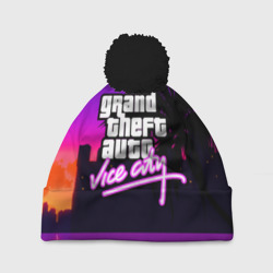 Шапка 3D c помпоном GTA:Vice city