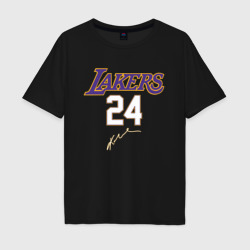 Мужская футболка хлопок Oversize LA Lakers