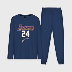 Мужская пижама с лонгсливом хлопок LA Lakers