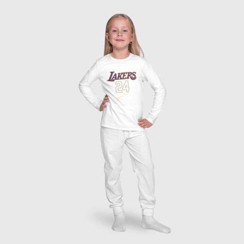 Детская пижама с лонгсливом хлопок с принтом LA Lakers, фото #4