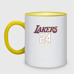 Кружка двухцветная LA Lakers