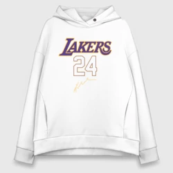 Женское худи Oversize хлопок LA Lakers