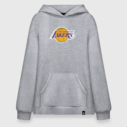 Худи SuperOversize хлопок LA Lakers +спина Лейкерс