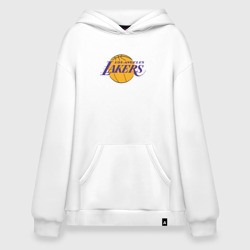 Худи SuperOversize хлопок LA Lakers +спина Лейкерс