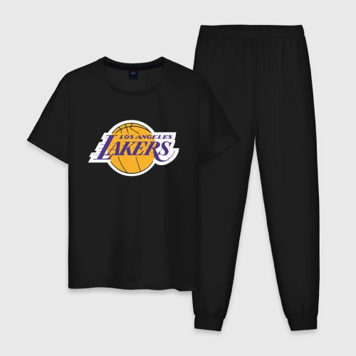 Мужская пижама хлопок LA Lakers +спина Лейкерс