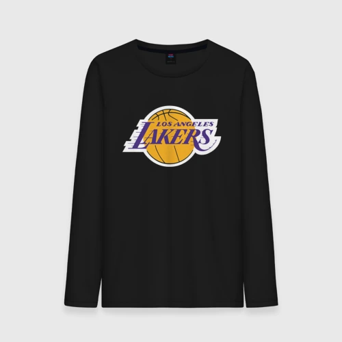 Мужской лонгслив хлопок LA Lakers +спина Лейкерс