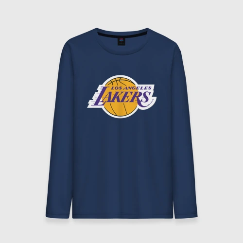 Мужской лонгслив хлопок LA Lakers +спина Лейкерс