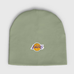 Детская шапка демисезонная LA Lakers +спина Лейкерс