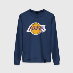 Женский свитшот хлопок LA Lakers +спина Лейкерс