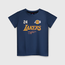 Детская футболка хлопок Kobe Bryant автограф