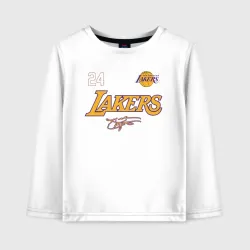 Детский лонгслив хлопок Kobe Bryant автограф