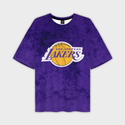 Мужская футболка oversize 3D LA Lakers