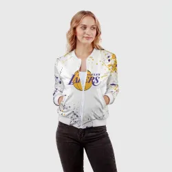 Женский бомбер 3D LA Lakers - фото 2