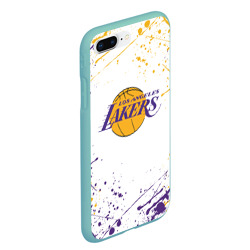 Чехол для iPhone 7Plus/8 Plus матовый LA Lakers - фото 2