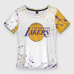 Женская футболка 3D Slim LA Lakers