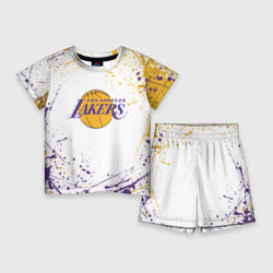 Детский костюм с шортами 3D LA Lakers