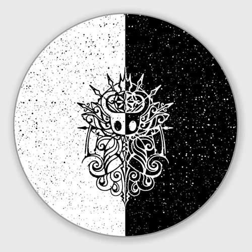 Круглый коврик для мышки Hollow knight Холлоу Найт
