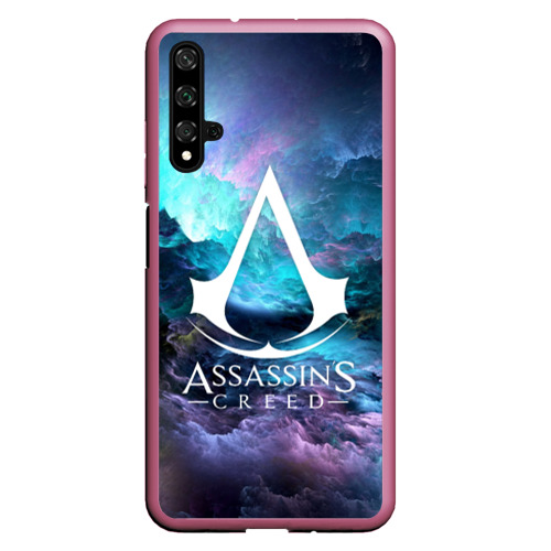 Чехол для Honor 20 Assassin`s Creed, цвет малиновый