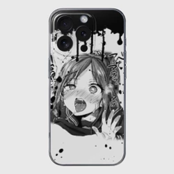 Чехол для iPhone 16 Pro Max силиконовый с защитой камеры Аниме Ахегао
