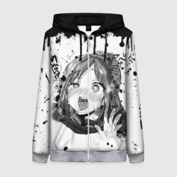 Женская толстовка 3D на молнии Аниме Ахегао