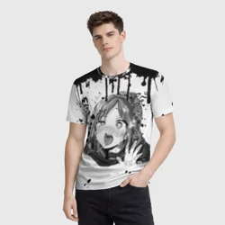 Мужская футболка 3D Аниме Ахегао - фото 2