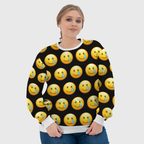 Женский свитшот 3D New Emoji - фото 6