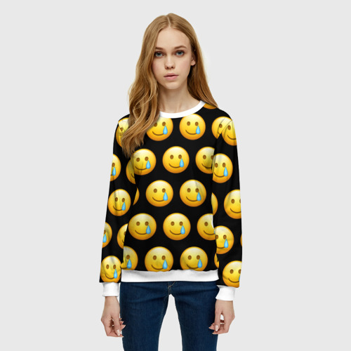 Женский свитшот 3D New Emoji - фото 3