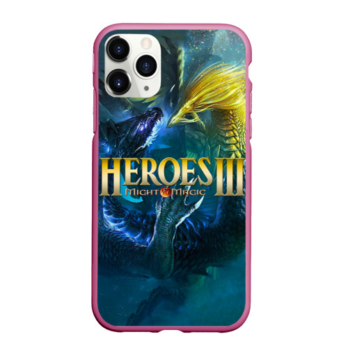 Чехол для iPhone 11 Pro Max матовый Heroes of Might and Magic, цвет малиновый