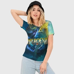 Женская футболка 3D Slim Heroes of Might and Magic - фото 2