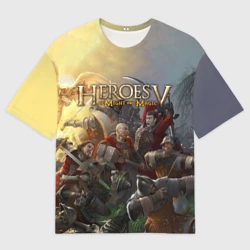 Женская футболка oversize 3D Heroes of Might and Magic