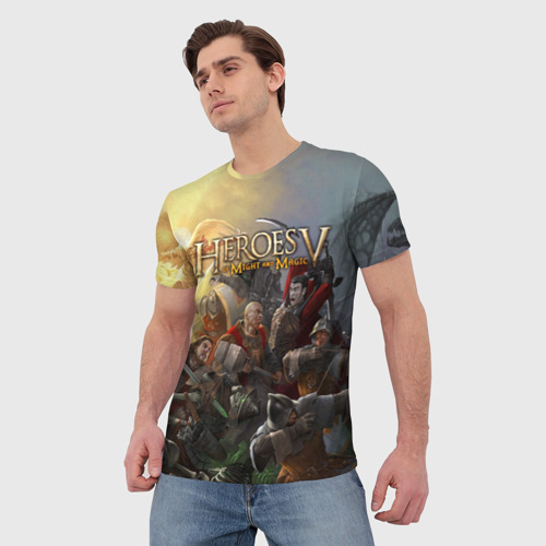 Мужская футболка 3D Heroes of Might and Magic, цвет 3D печать - фото 3