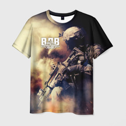 Мужская футболка 3D ВДВ солдат