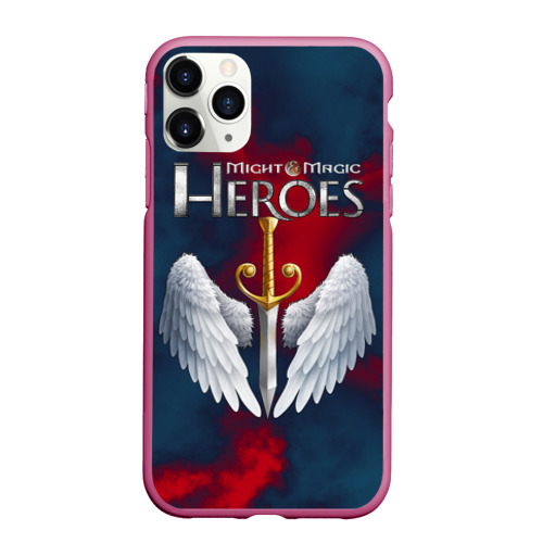 Чехол для iPhone 11 Pro Max матовый Heroes of Might and Magic, цвет малиновый
