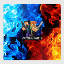 Магнитный плакат 3Х3 Minecraft Майнкрафт