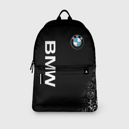 Рюкзак 3D с принтом BMW | БМВ, вид сбоку #3