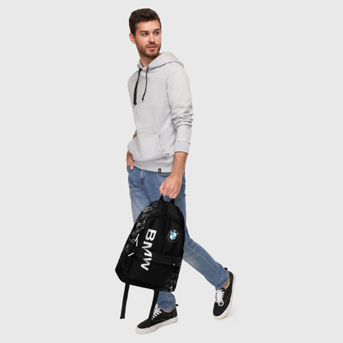 Рюкзак 3D с принтом BMW | БМВ, фото #5